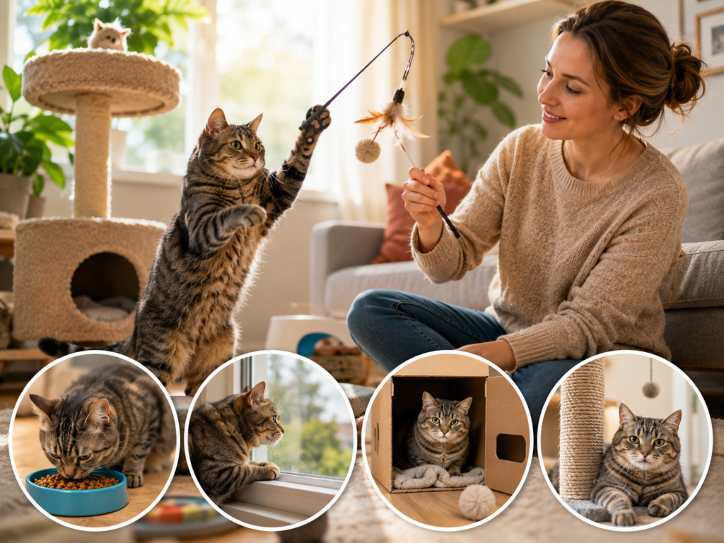 How to Keep Indoor Cats Happy, Healthy